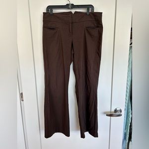 Lane Bryant brown, boot cut slacks, size 1 (14)